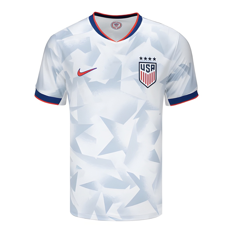 Kit Completo USA 2025-2026 – Maglia Casa Elegante “Sail” con Dettagli Blu Marino